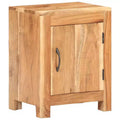 vidaXL Bedside Cabinet 15.7x11.8x19.7 Solid Acacia Wood