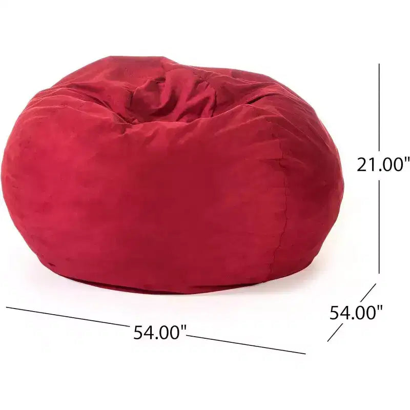 Poltrona Sacco – Rivestimento in microsuede, Colori multipli, Seduta singola