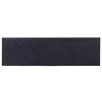 Consolle a 2 ripiani naturale/blu marino/turchese – Stile costiero, 1 pezzo