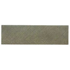 Consolle a 2 ripiani naturale/blu marino/turchese – Stile costiero, 1 pezzo