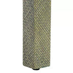 Consolle a 2 ripiani naturale/blu marino/turchese – Stile costiero, 1 pezzo
