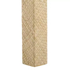Consolle a 2 ripiani naturale/blu marino/turchese – Stile costiero, 1 pezzo