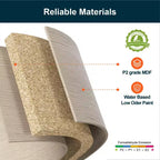 Mobile contenitore in rovere naturale/beige, 2 ante e 3 cassetti, autoportante