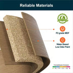 Mobile contenitore in rovere naturale/beige, 2 ante e 3 cassetti, autoportante