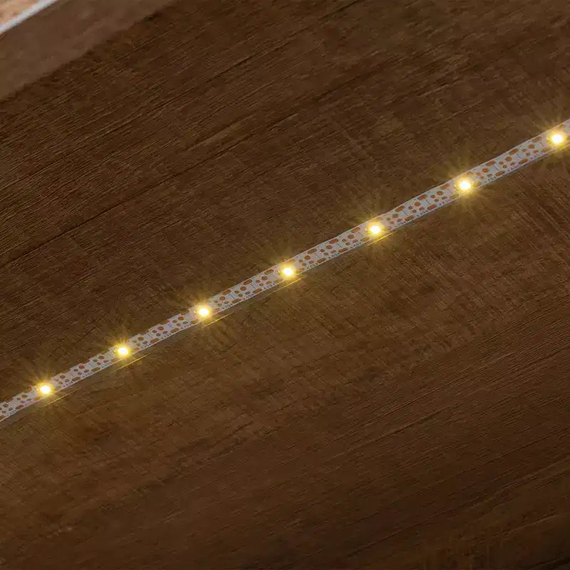Libreria a 4 ripiani in noce con luce LED e ante, stile rustico retrò, singola