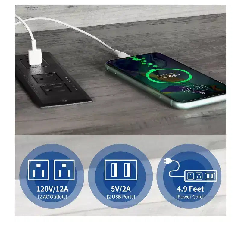 Mobile TV grigio in stile rustico con LED RGB e ante in vetro, adatto a TV fino a 70", 1 pezzo