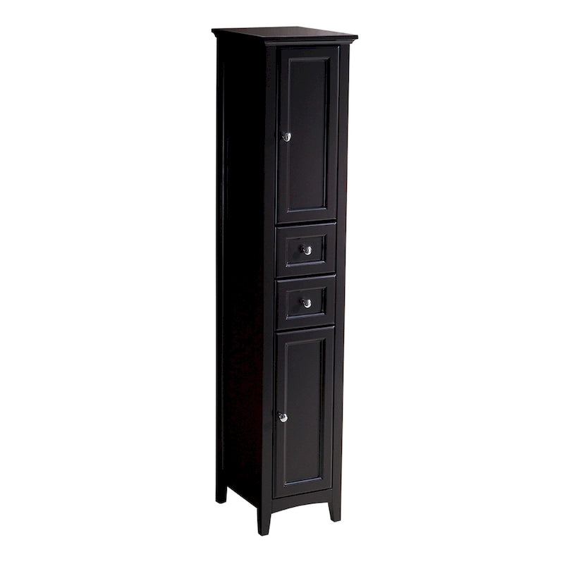 Colonna indipendente da bagno per biancheria in MDF da 68 in