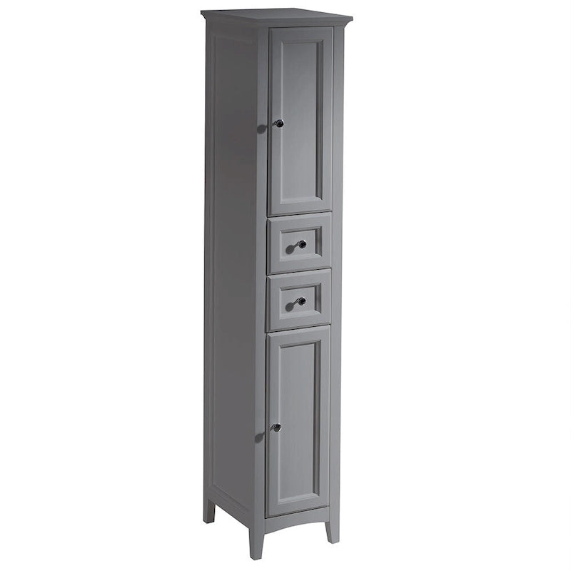 Colonna indipendente da bagno per biancheria in MDF da 68 in