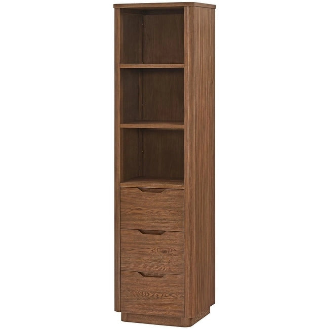 Colonna portabiancheria indipendente in legno, alta 72 in