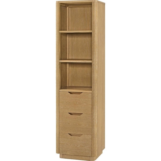 Colonna portabiancheria indipendente in legno, alta 72 in