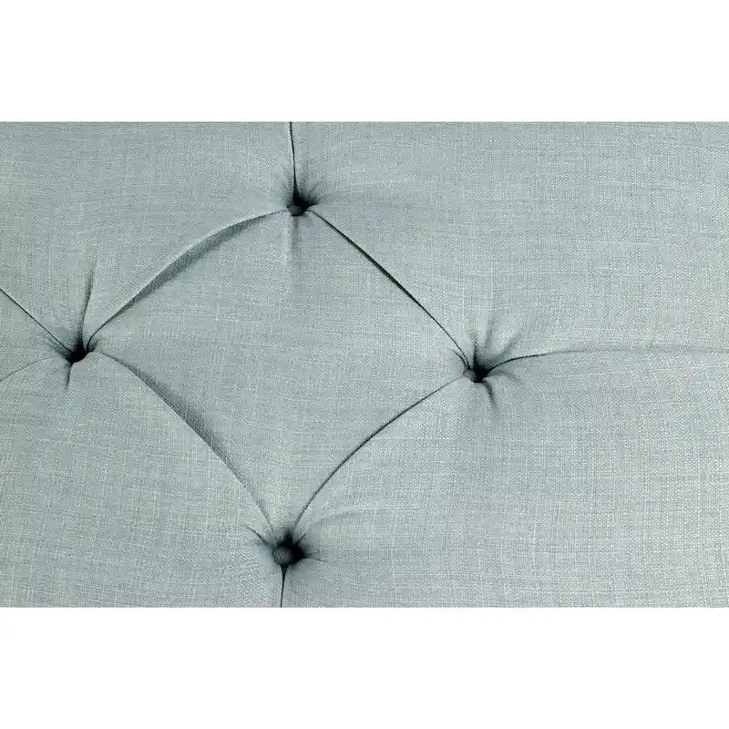 Tufted Upholstered Long Storage Bench Ottoman