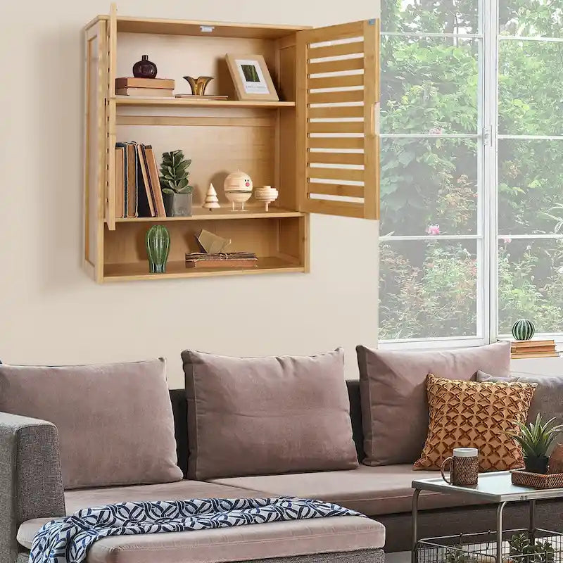 Bad-Wandschrank mit verstellbarem Regalboden und Doppeltüren