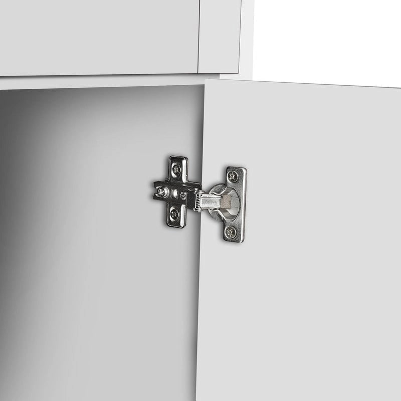 Mobile contenitore alto con ante e ripiani