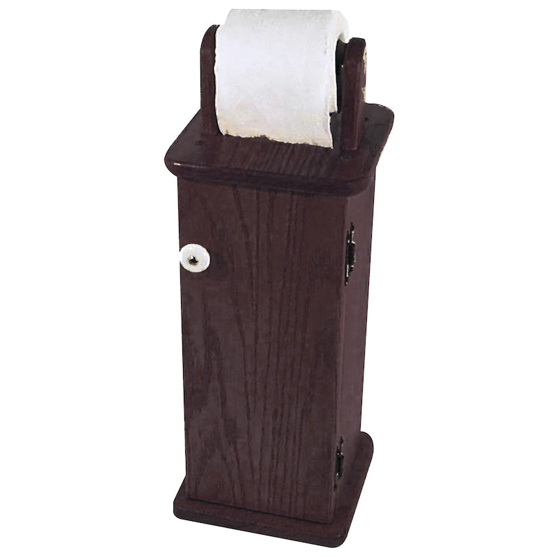 Mobiletto porta carta igienica in rovere