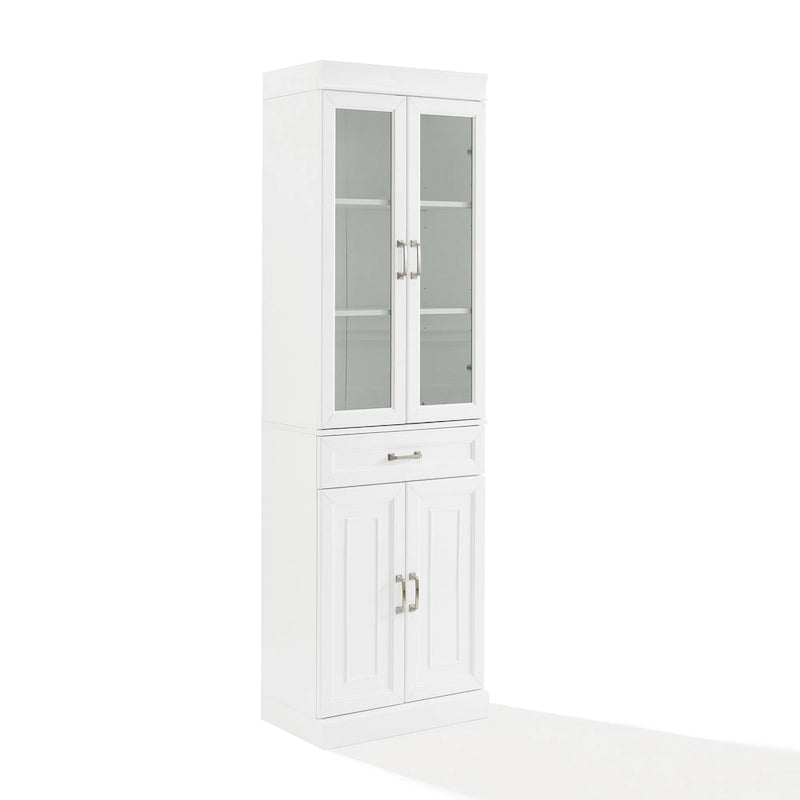 Dispensa con ante in vetro - 14.5 in x 23.75 in x 78 in