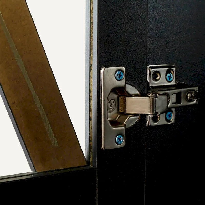 Mobile dispensa contenitore con ante in vetro