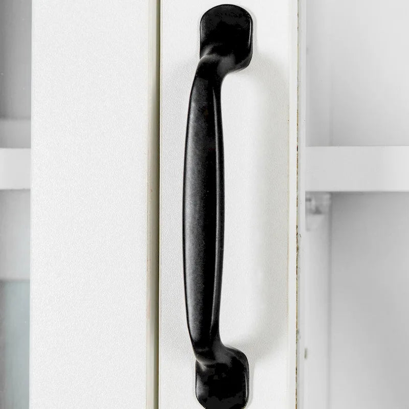 Mobile dispensa contenitore con ante in vetro