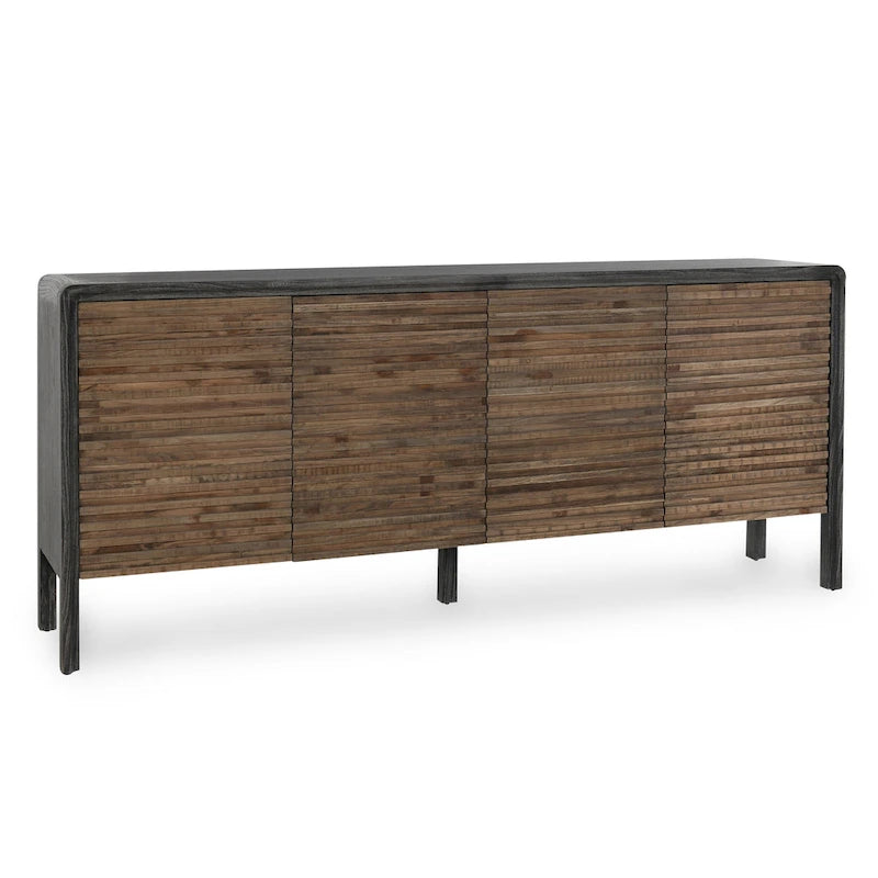 Credenza a 4 ante, 79 in L x 17 in P x 34 in H