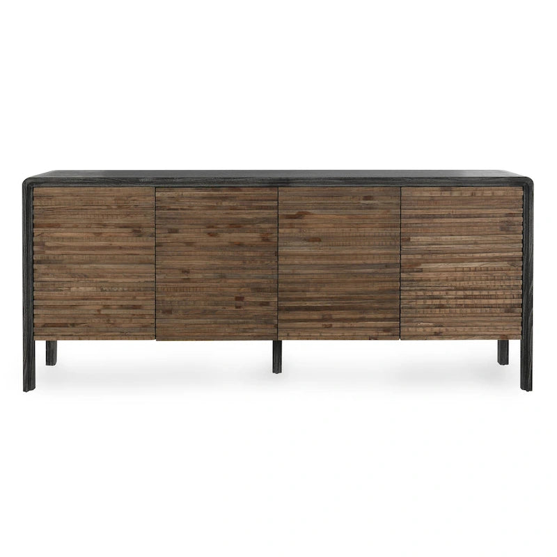 Credenza a 4 ante, 79 in L x 17 in P x 34 in H