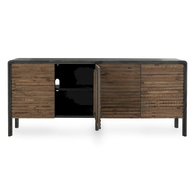 Credenza a 4 ante, 79 in L x 17 in P x 34 in H