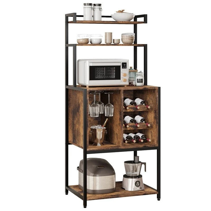 Scaffale indipendente per cucina