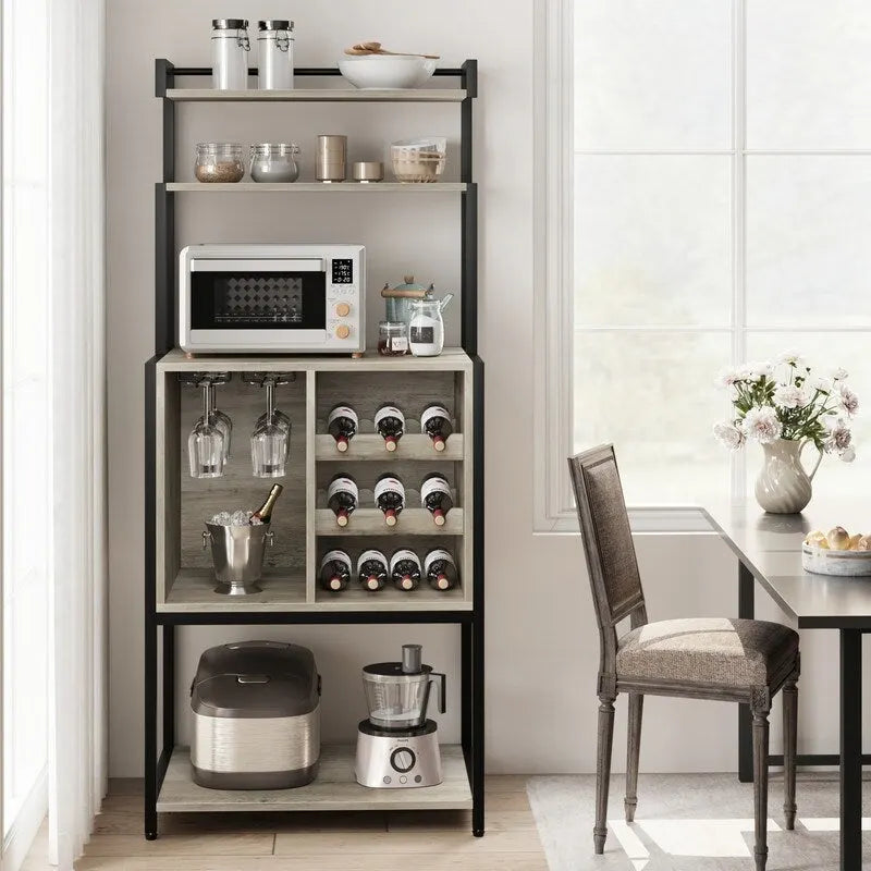 Scaffale indipendente per cucina