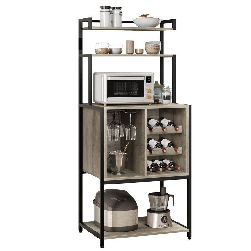 Scaffale indipendente per cucina