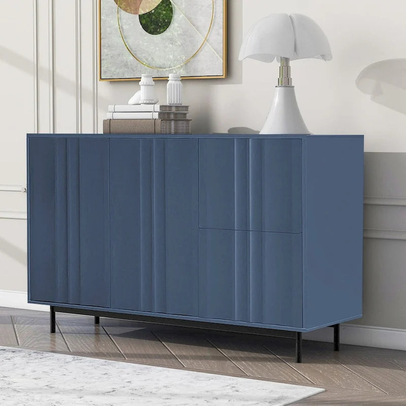 Mobile contenitore alto 29.50 in con ripiani regolabili - 47.20 in L x 15.7 in P
